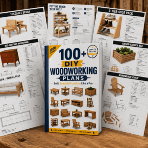 100+ DIY Woodworking Plans (Bonuses)